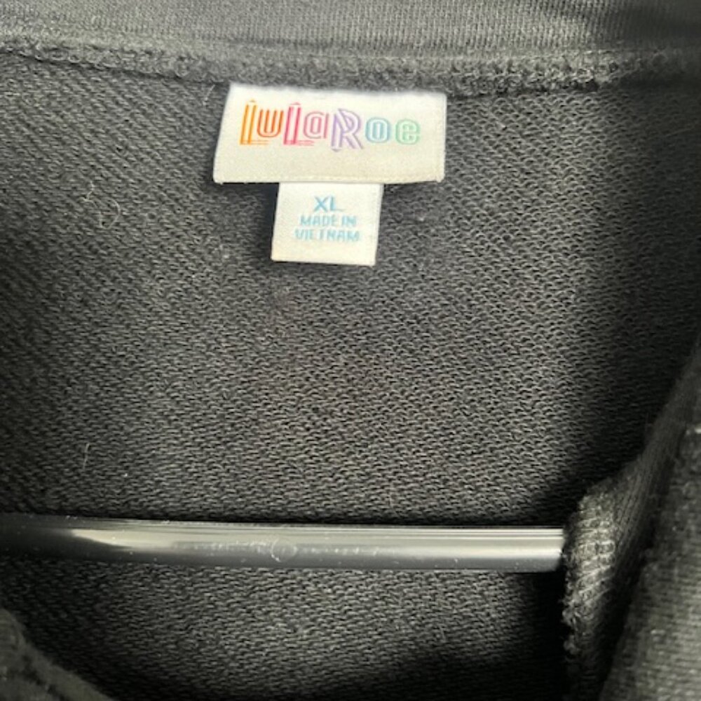 Black LuLaRoe Presley Jacket XL - Picture 3 of 4